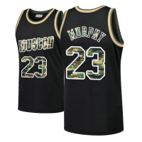 Men's Calvin Murphy Rockets #23 Straight Fire Camo Black Swingman Jersey