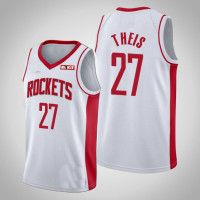 Houston Rockets Daniel Theis Association Edition 2021 Trade Jersey White