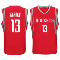 James Harden Houston Rockets #13 2014-15 New Swingman Road Red Jersey