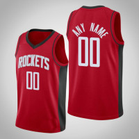 Men's Houston Rockets Custom #00 Red Swingman 2019-20 Jersey  -  Icon Edition
