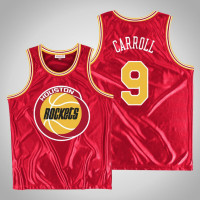 Men's Houston Rockets DeMarre Carroll #9 Red Dazzle Jersey