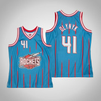 Men's Houston Rockets Kelly Olynyk #41 Light Blue Reload 2.0 Jersey
