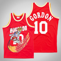 Men Houston Rockets Eric Gordon #10 Red BR Remix Travis Sott Hardwood Classics Jersey