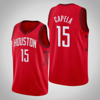 Men NBA 2018-19 Clint Capela Houston Rockets #15 Earned Edition Red Swingman Jersey