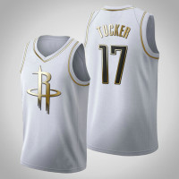 Houston Rockets P.J. Tucker #17 Golden Edition White Jersey