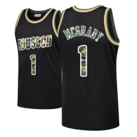 Men's Tracy McGrady Rockets #1 Straight Fire Camo Black Swingman Jersey