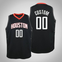 Youth Custom Houston Rockets #00 Statement Red 2021 Season Jersey